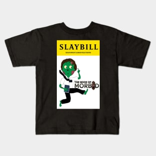 Broadway Zombie The Book of Morbid Slaybill Kids T-Shirt